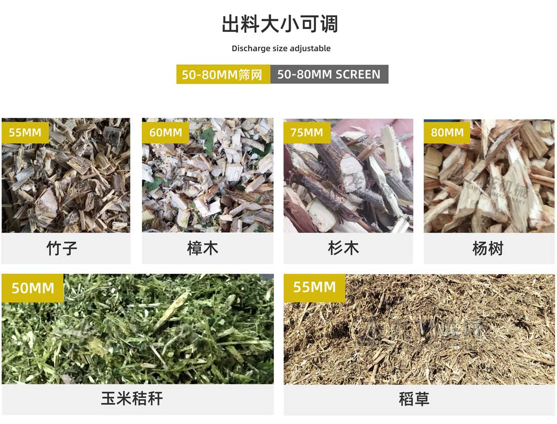生物質（zhì）綜（zōng）合破碎機出（chū）料大小可調